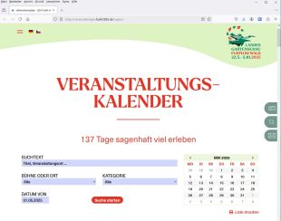 Veranstaltungskalender Landesgartenschau Furth im Wald 2025
